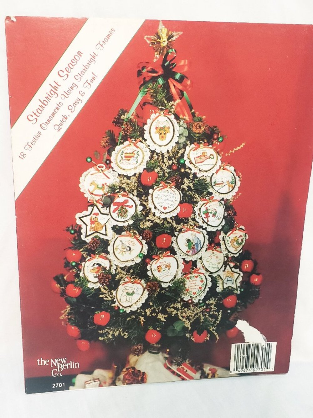 Starbright Season 18 Christmas Ornaments Cross Stitch Leaflet New Berlin Co 1993